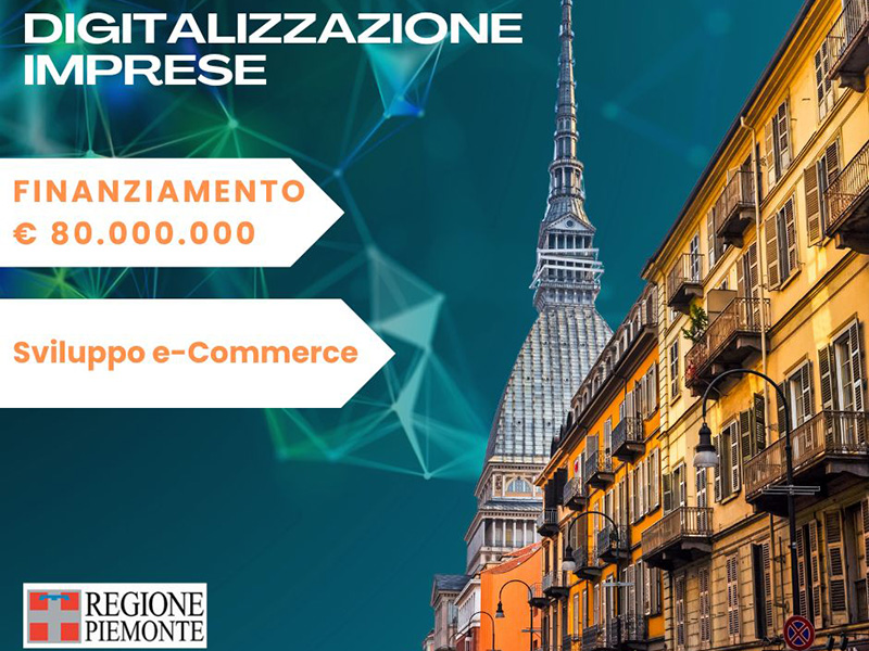 Regione Piemonte: Digitalizzazione ed efficientamento produttivo delle imprese